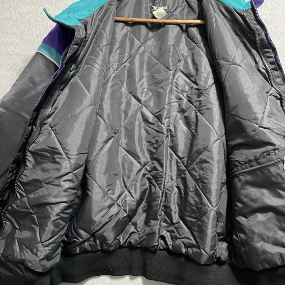 VTG Arctic Cat Western ArcticWear Snowmobile Jacket Thinsulate Coat Mens L Aztec - Picture 8 of 10